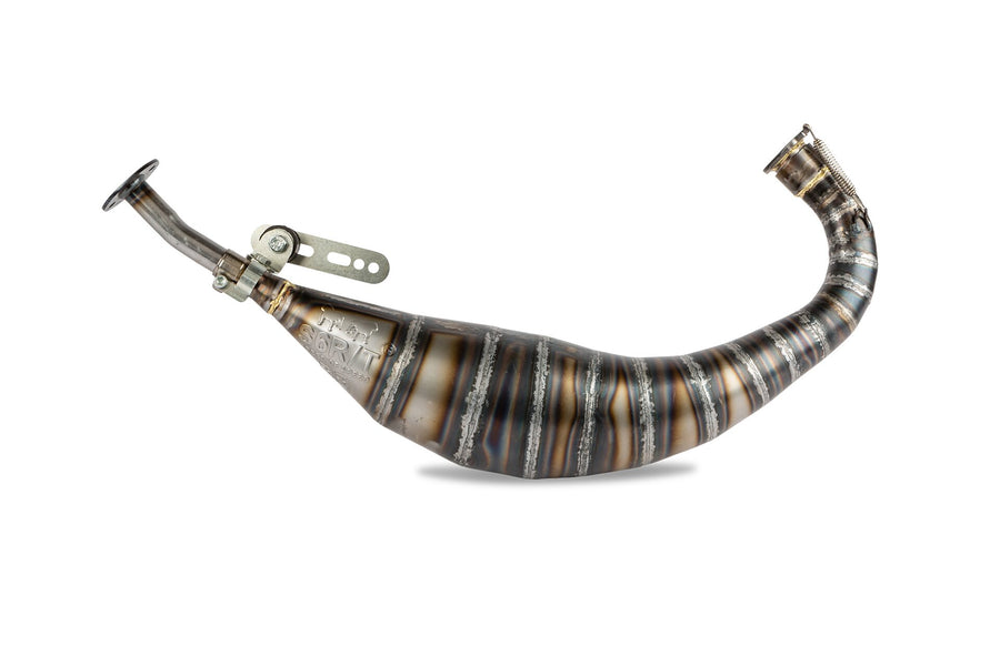 Aprilia RX 50 2T D50B1 [2006–] - Kipufogó 90-100 fekete / kék