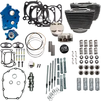 Harley-Davidson FXBB 1923 Softail Street Bob 117 [2026] - 129" Power Package Motorleistungs-Kit – Oberfläche: Schwarz, Hervorgehobene Lamellen – Merkmal: Schwarze Stößelstangenrohre – Bild 7