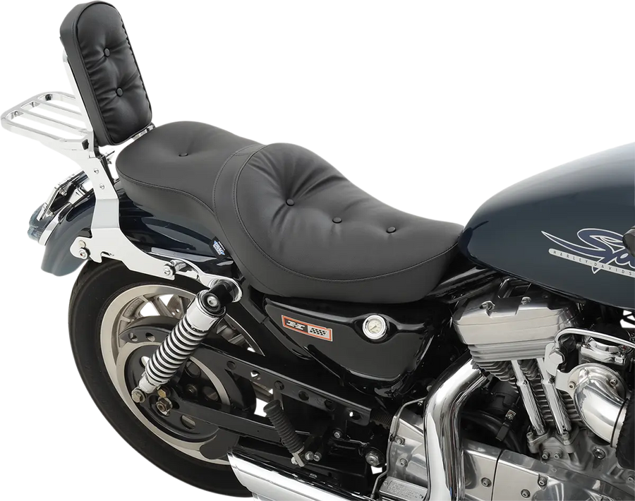 harley-davidson sportster s [DRAG SPECIALTIES] – Lapos vinil dupla vályús ülés