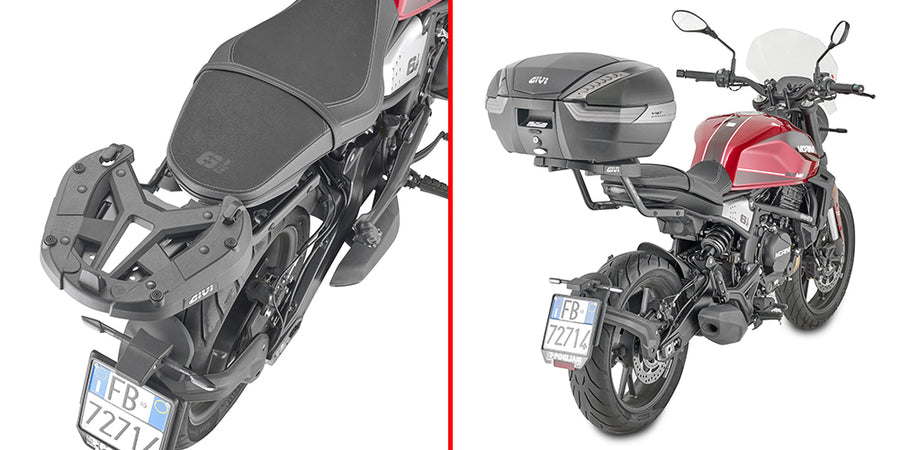 Moto Morini Seiemmezzo SCR 650 [GIVI] - Felső toktartó MONOKEY® vagy MONOLOCK® tokokhoz, amelyeket a MONOKEY®-hez kell szerelni