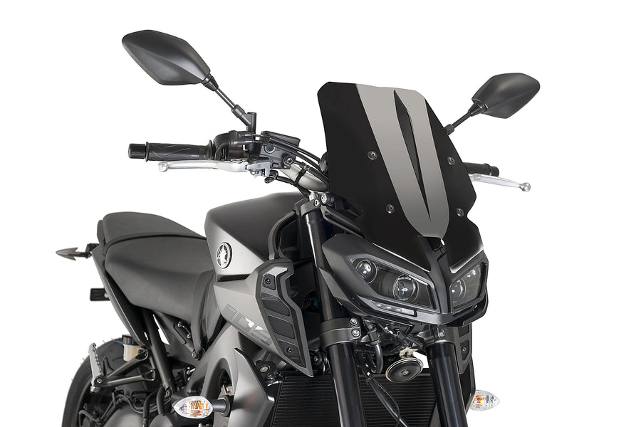 YAMAHA MT-09 SP [2020] - Új generációs Touring szélvédő | Fekete | PUIG 9377N