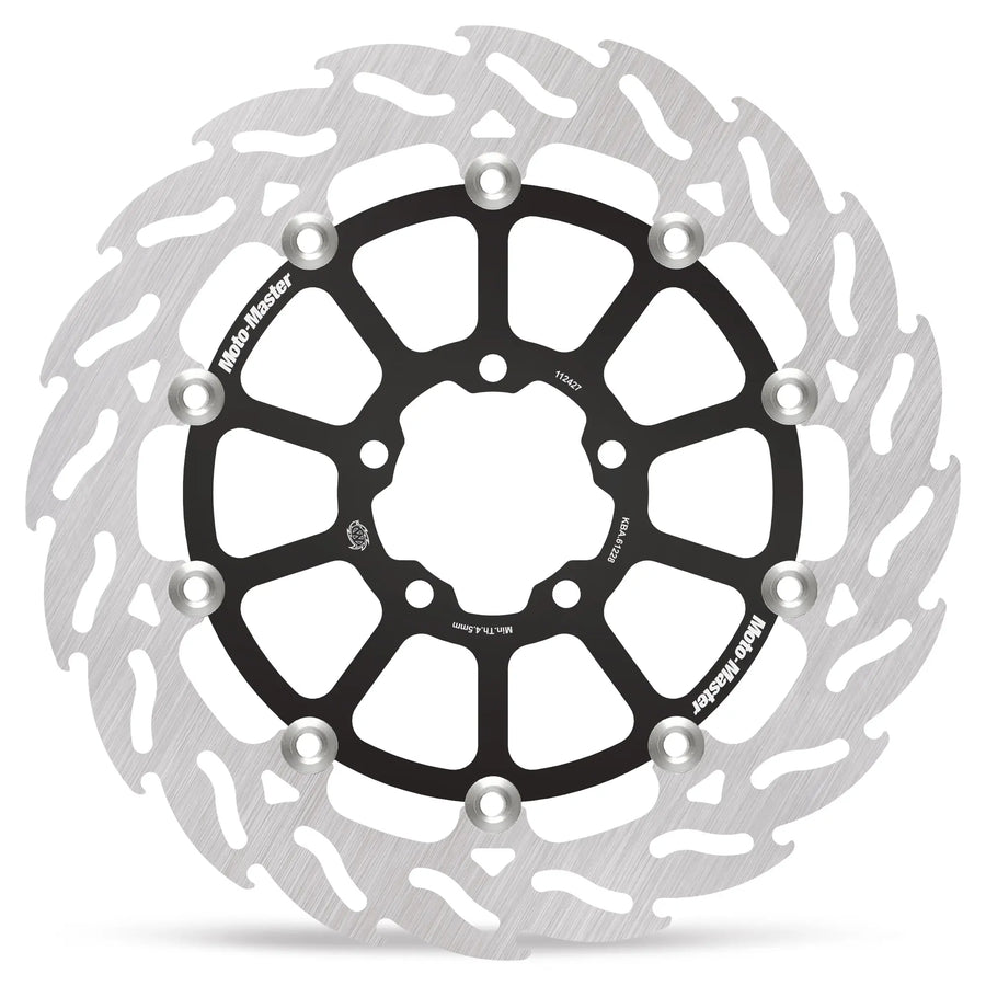 Ktm Duke 990 R ABS [2025-2026] - Flame Series Bremsscheibe – Oberfläche: Schwarz, Silber – Bild 1