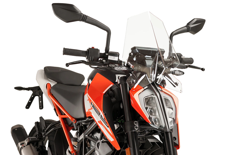 TRIUMPH BONNEVILLE T 120 BLACK [2025] - Új generációs sport szélvédő | Tiszta | PUIG 9514W