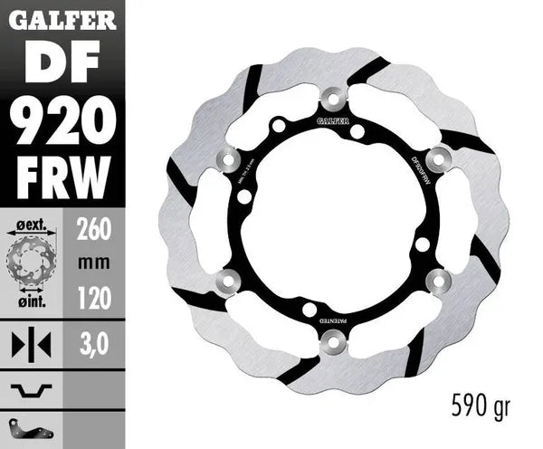 Sherco SE-R 250 Racing [2016, 2022] - Bremsscheibe schwimmend Wave, genutet – Bild 4