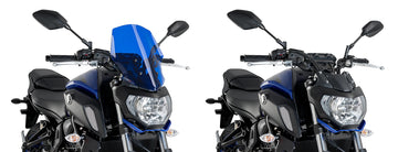 YAMAHA MT-07 [2020] – Új generációs Touring szélvédő | Kék | PUIG 9667A