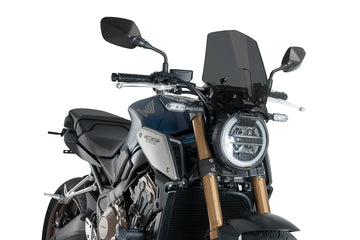 TRIUMPH BONNEVILLE T 120 BLACK [2025] - Új generációs sportszélvédő | Erősen tónusú | PUIG 9748F