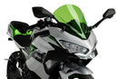 TRIUMPH BONNEVILLE T 120 BLACK [2025] - PUIG Z-Racing képernyő | Zöld | PUIG 9976V