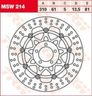Kawasaki ZXR 400 R SP [1990-1996] - Flame Series Schwimmende Bremsscheibe – Bild 8