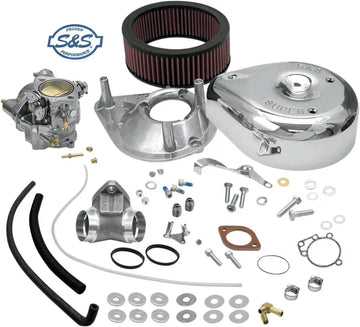 Harley-Davidson FXLR 1340 Low Rider Custom [1988-1990] - Super E Vergaser-Kit mit Ansaugstutzen – Bild 2