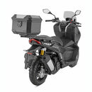 B38 BERNINA Monolock Topcase, schwarz – 38 Liter, mit Universalplatte und Montagekit