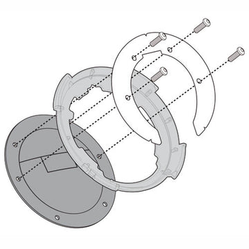 Kawasaki Z 800 [GIVI] - Befestigungsring für TANKLOCK