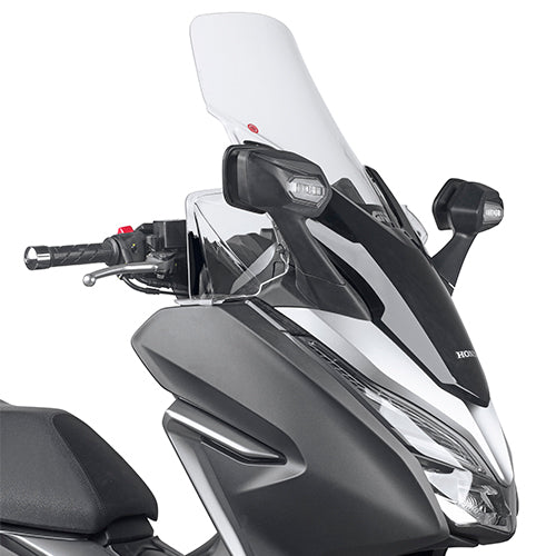 Honda Forza 125-300 [GIVI] - Oldalsó burkolat szélterelő átlátszó rögzítőkészlettel