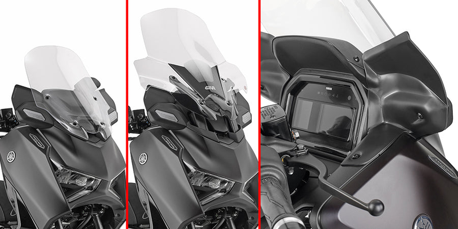 Yamaha X-Max 300 Tech Max [GIVI] - Fekete oldalsó szélterelő