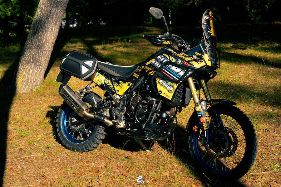 Motoros táska [Hepco & Becker] - Royster Speed ​​​​oldaltáskák sárga, szett – C-Bow