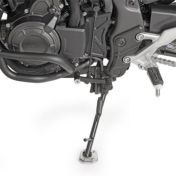 Honda NX 500 E-kuplung [GIVI] - alumíniumból és rozsdamentes acélból készült lábhosszabbító az eredeti oldaltámaszhoz