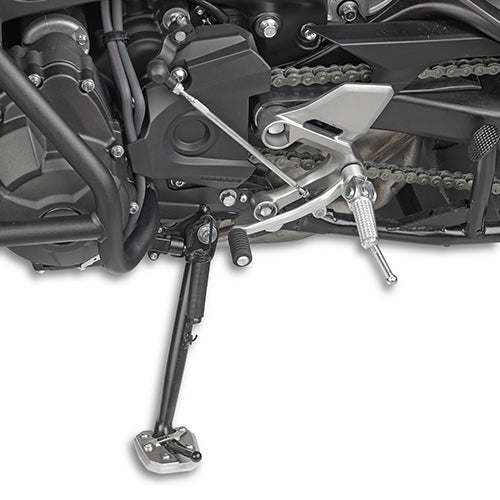 Yamaha XSR 900 [GIVI] - Alumíniumból és rozsdamentes acélból készült lábhosszabbító az eredeti oldalállványhoz