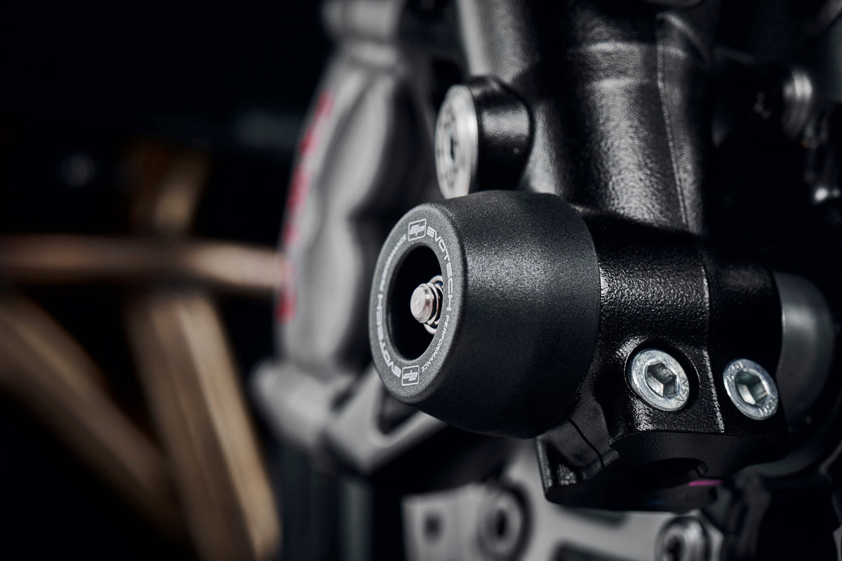 Triumph Street Triple 765 R [2023-tól] - tengelyvédő szett – 360° Ansicht 3