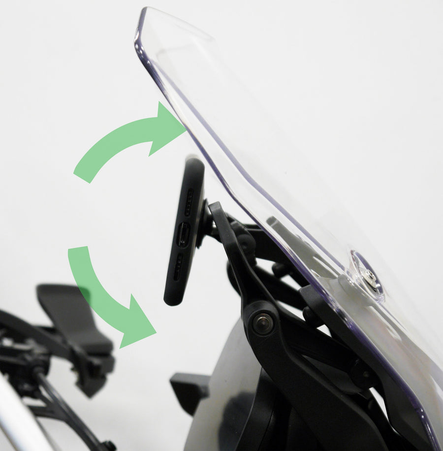 BMW F 900 XR Triple Black [2025+] - SP Connect navigációs tartó a tetején