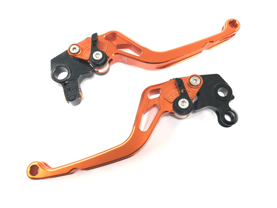 KTM Duke 690 A3 [2012] - Probrake karkészlet fékkar tengelykapcsoló kar állítható narancssárga alumínium ABE-vel