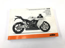 KTM 1190 RC8 [2008] – Használati útmutató Vezetői kézikönyv