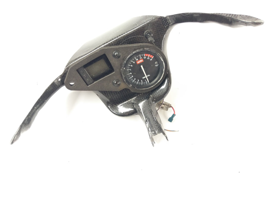 Aprilia RS 250 [1998] - Cockpit saját készítésű fordulatszámmérő karbon versenypálya