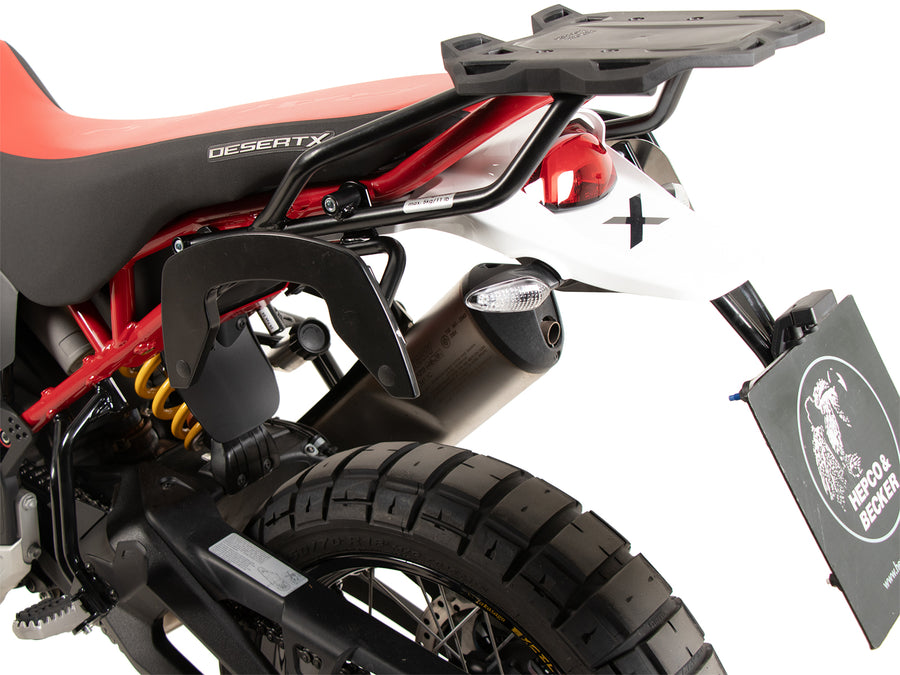 Hepco & Becker Smartrack hátsó fogasléc Ducati DesertX-hez (2022-2026) - a teljes készlet tartalmazza