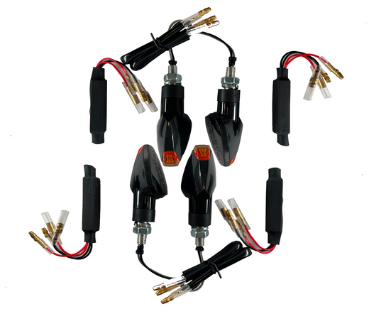 4 LED visszajelző fekete ellenállás [E-jel] - Kawasaki KX KMX 125 250