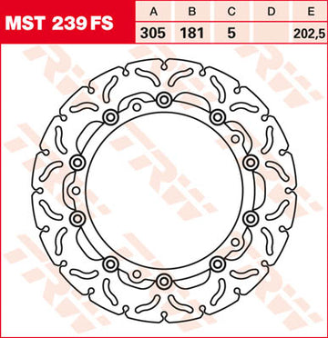 Lebegő féktárcsa - MST239FS