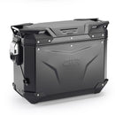 Trekker Outback EVO 37 alumínium oldaltok, fekete – jobb, 37 liter / SMART SECURITY LOCK