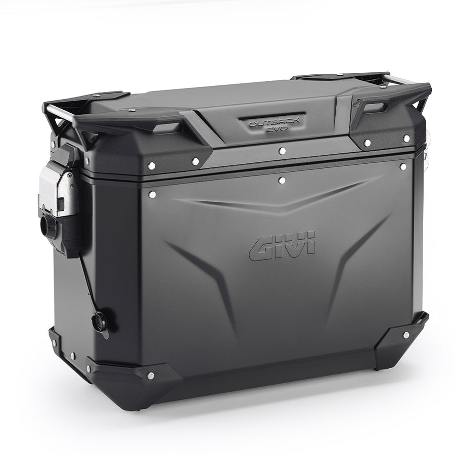 Trekker Outback EVO 37 alumínium oldaltok, fekete – jobb, 37 liter / SMART SECURITY LOCK