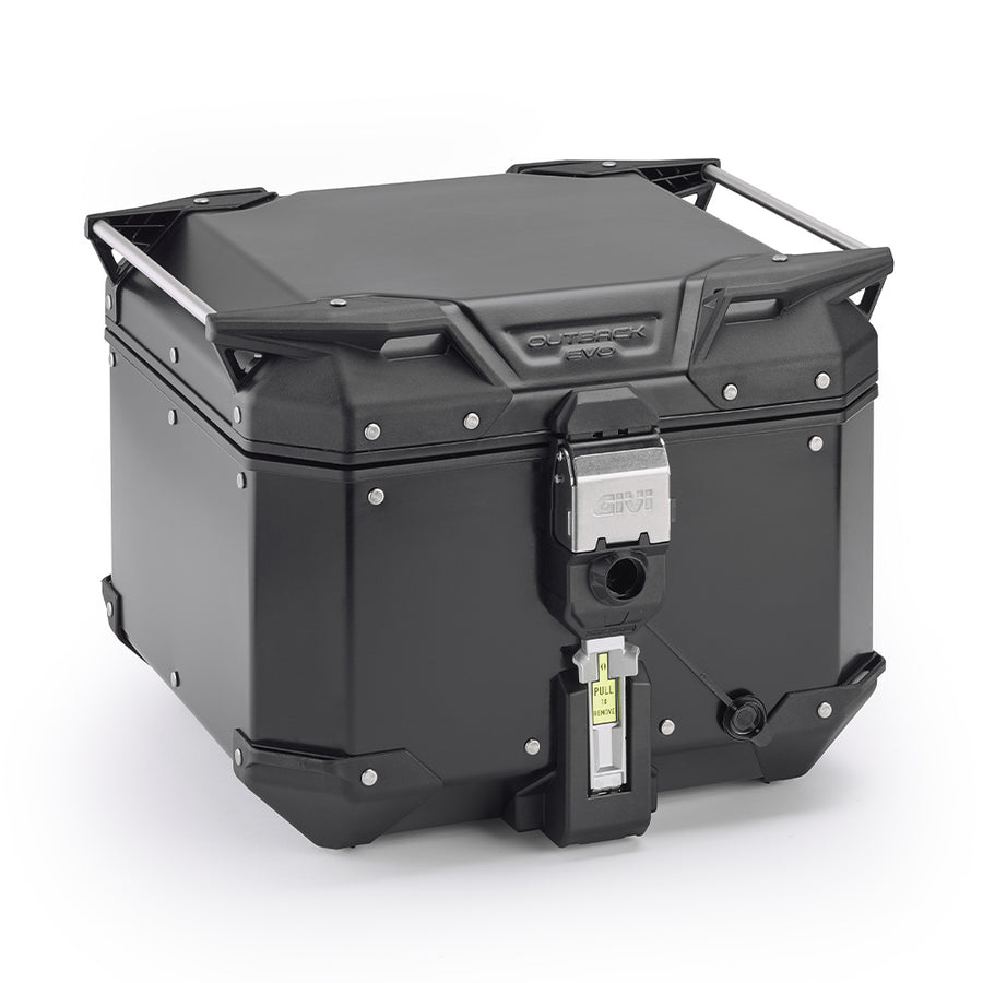 Alu-Topcase schwarz Trekker Outback EVO Monokey – 42 Liter / SMART SECURITY LOCK
