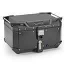 Alumínium felső tok fekete Trekker Outback EVO Monokey – 58 liter / SMART SECURITY LOCK