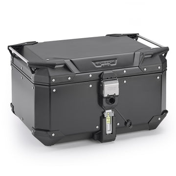 Alu-Topcase schwarz Trekker Outback EVO Monokey – 58 Liter / SMART SECURITY LOCK