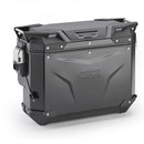 Trekker Outback EVO 33 Monokey alumínium oldaltok - fekete, oldalra eltolva, jobb, SMART SEC LOCK
