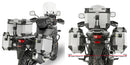 Suzuki DL 650 V-Strom [GIVI] - cső alakú acél oldalsó toktartó Trekker Outback MONOKEY® CAM-SIDE tok átmérője 18