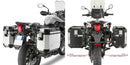 Triumph Tiger 800 / 800 XC / 800 XR [GIVI] - cső alakú acél oldalsó toktartó Trekker Outback MONOKEY® CAM-SIDE tokokhoz