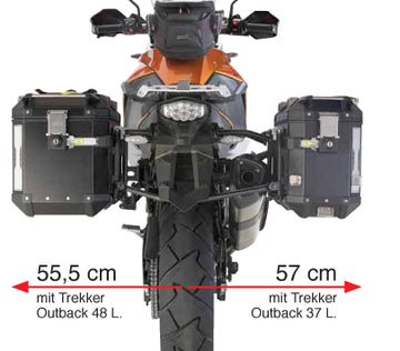 KTM 1290 Super Adventure T [2017] – Cső alakú acél oldalsó toktartó Cam-Side