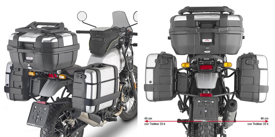 Royal Enfield Himalayan [GIVI] - oldalsó toktartó MONOKEY® vagy RETRO FIT tokhoz