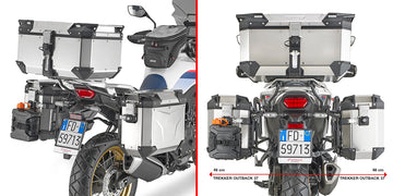 Honda XL 750 Transalp [GIVI] - Stahlrohr-Seitenkofferträger PL ONE-FIT für die Trekker Outback MONOKEY®