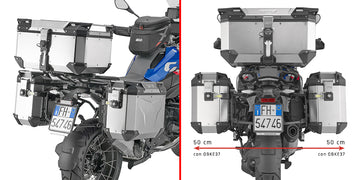 BMW R 1300 GS [GIVI] - Stahlrohr-Seitenkofferträger PL ONE-FIT für die Trekker Outback MONOKEY® CAM-SIDE-Konfiguration