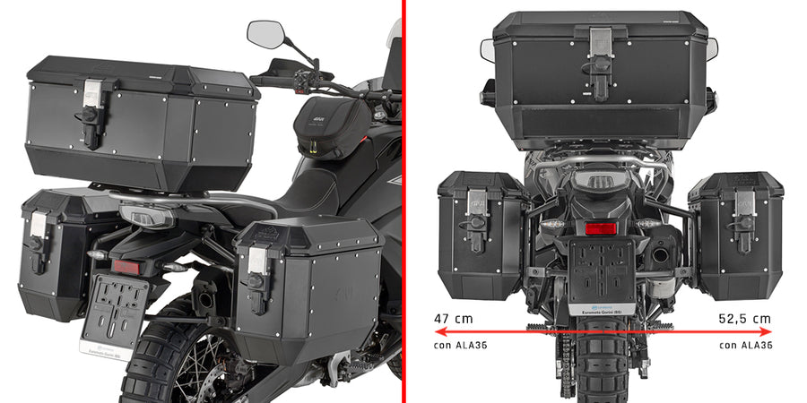 CF Moto MT-X 800 [2025-2026] – PL ONE-FIT oldalsó toktartó, Monokey