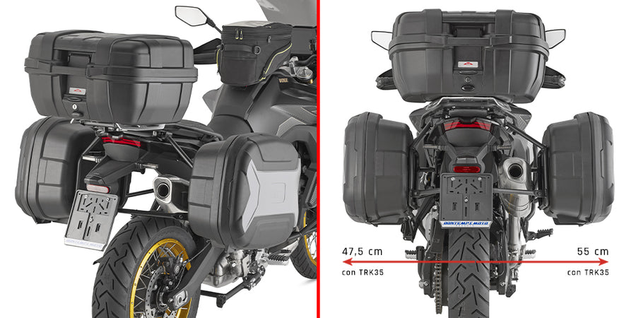 VOGE Valico 900 DSX [GIVI] – PL ONE-FIT oldaltáskatartó a MONOKEY® oldaltáskák vagy táskák konfigurálásához