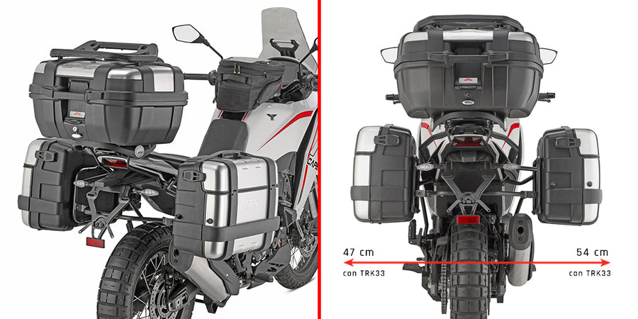 Moto Morini X-Cape 700 [GIVI] - Oldalsó toktartó PL ONE-FIT a MONOKEY® oldaltokok, ill.