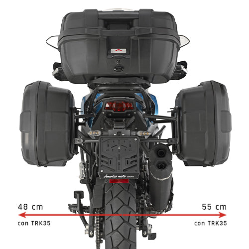 Qj Motor SRT 600 SX [GIVI] - Oldalsó táskatartó PL ONE-FIT a MONOKEY® oldaltáskák vagy táskák konfigurálásához