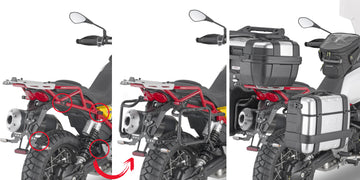 Moto Guzzi V85 TT [GIVI] - oldalsó toktartó PL ONE-FIT