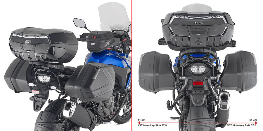 Suzuki V-Strom 800 DE [GIVI] - Oldalsó toktartó V35-höz