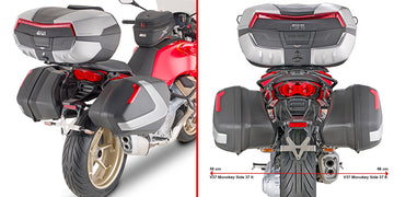 Moto Guzzi V 100 Mandello 1000 [GIVI] – Oldalsó toktartó V35-höz