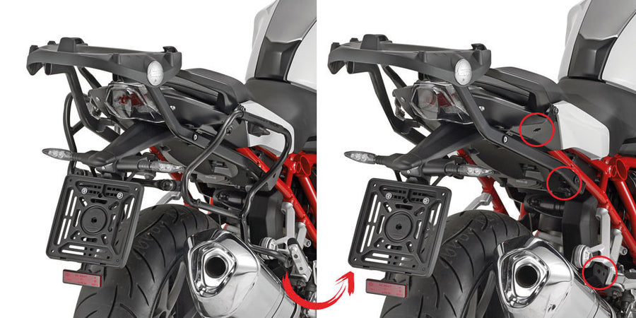 BMW R 1250 RS [GIVI] - Kivehető oldalsó toktartó V35-höz