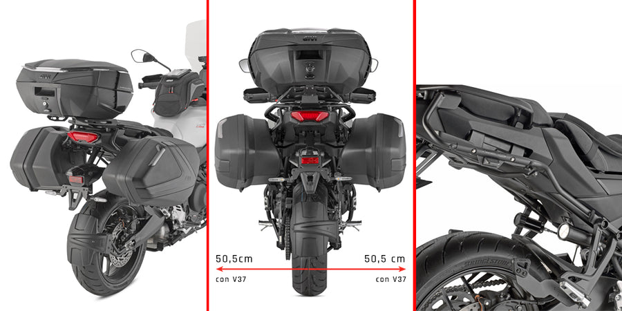 Yamaha Tracer 9 / Tracer 9 GT / Tracer 9 GT+ [GIVI] - Oldalsó toktartó MONOKEY TECH 3 tokhoz