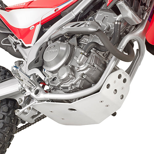 Honda CRF 300 L [GIVI] - Motorvédő szaténból és eloxált alumíniumból, vastagság 5 mm